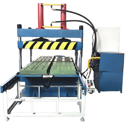 購入 1200×1200 作業テーブル ゴム床タイル製造のためのゴム vulkanisingマシン online manufacture