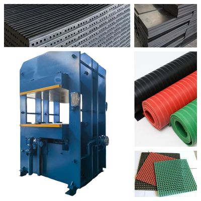 購入 Semi-automatic Rubber Frame Vulcanizing Machine with 500-ton Clamping Force for Rubber Anti-slip Mats and Shock-absorbing Mat Manufacturing online manufacture