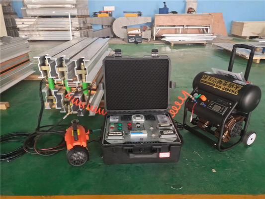 よい価格 携帯用コンベヤー ベルトの加硫機械産業用コンベヤー ベルトのスプライシング機械 オンライン