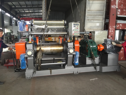 工場前価格 小量生産工場用 300mm のローラー直径のゴムミックスミール