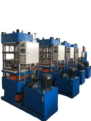 よい価格 PLC Controlled Rubber Vulcanizing Press Machine with Heating Power 57.6kw×2 and Automatic Grade PLC Or Manual オンライン