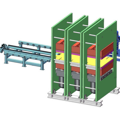 よい価格 ゴム防滑パッド製造機器 - 500トンの圧力のフラット・ヴァルカニズ・マシン - フレーム型自動ゴム・ホットプレッシング・フォーム・マシン オンライン