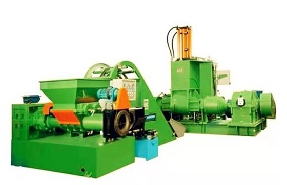 よい価格 EPDMゴム粒子の生産ライン 120mmスクリュー直径,PLC制御,高品質ゴムプロファイルの挤出のための電気加熱 オンライン