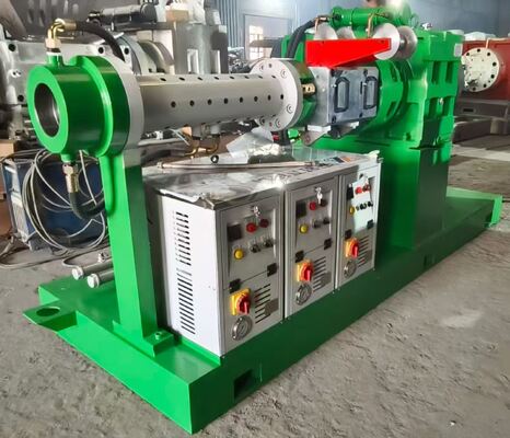 よい価格 120mm スクロール直径 冷凍給餌ピンバレルゴムエクストルーダーマシン 生産能力60-150kg/h オンライン