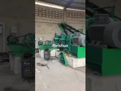 廃輪回利用ラインは,廃輪やゴムブロックをゴム粉末に処理するために使用されます