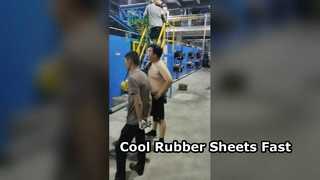 効率的な冷却のためのゴム製バッチオフ冷却機