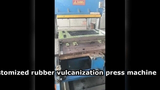 型成形力100トンゴム製品加硫機、600×600mm作業台